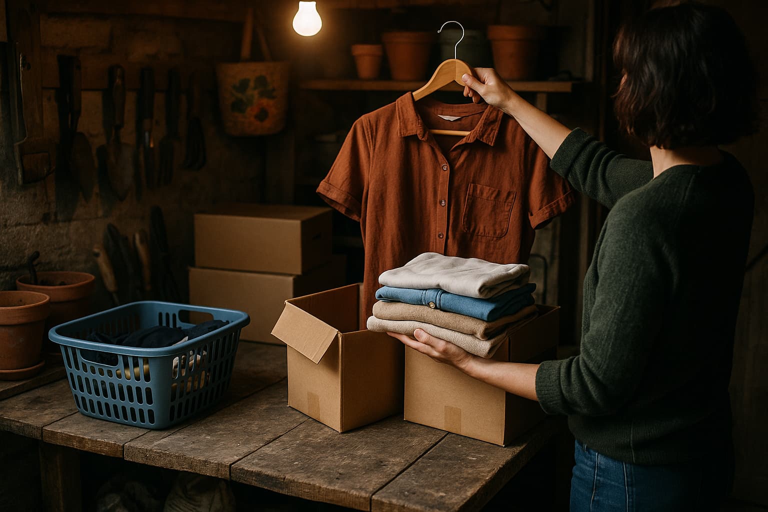 Illustration : Organiser un troc de vêtements entre amis ou collègues : garde-robe neuve, zéro euro