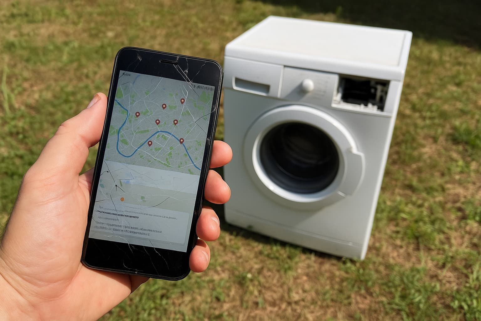 Illustration : Appareil en panne ? Vérifiez le Bonus Réparation et la carte des réparateurs avant de racheter